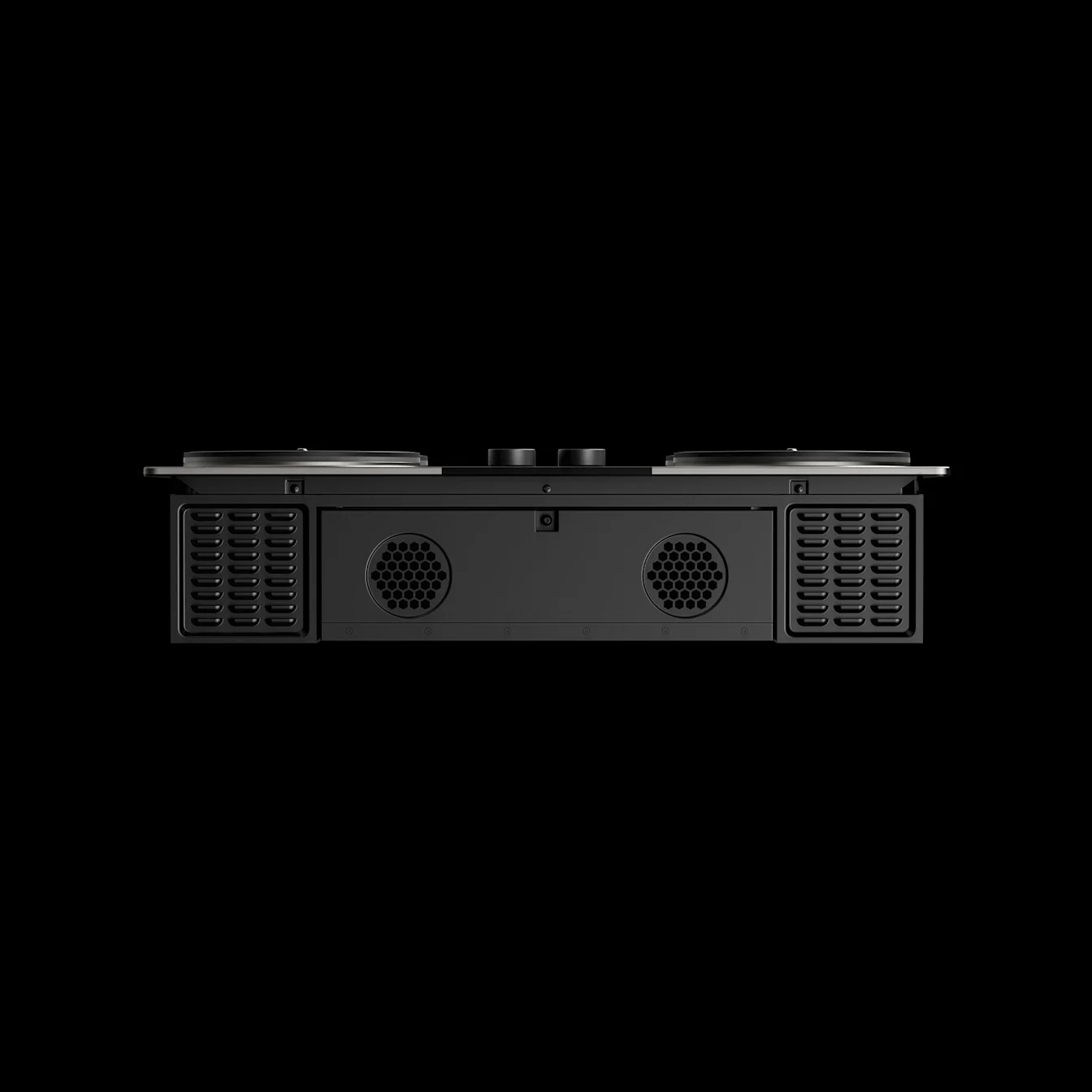 The Impulse Cooktop’s integrated battery, on black